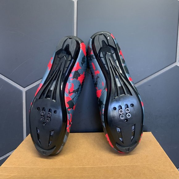 ~New W/O Box! Swisswell Speed Road Cycling Grey Red Sneakers Trainers Size 11 - Picture 5 of 6